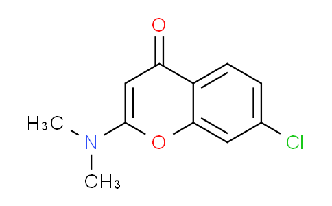 CAS No. 199596-64-0, 7-Chloro-2-(dimethylamino)-4H-chromen-4-one