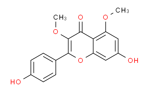 CAS No. 1486-65-3, 7-Hydroxy-2-(4-hydroxyphenyl)-3,5-dimethoxy-4H-chromen-4-one
