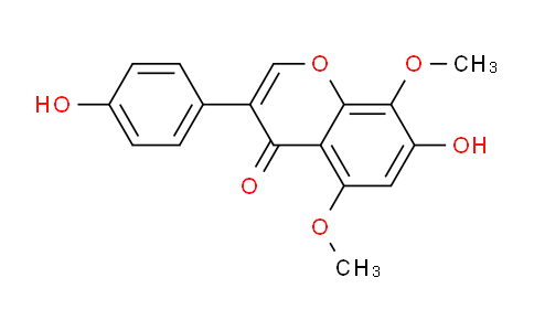 CAS No. 110420-64-9, 7-Hydroxy-3-(4-hydroxyphenyl)-5,8-dimethoxy-4H-chromen-4-one