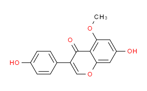 CAS No. 4569-98-6, 7-Hydroxy-3-(4-hydroxyphenyl)-5-methoxy-4H-chromen-4-one