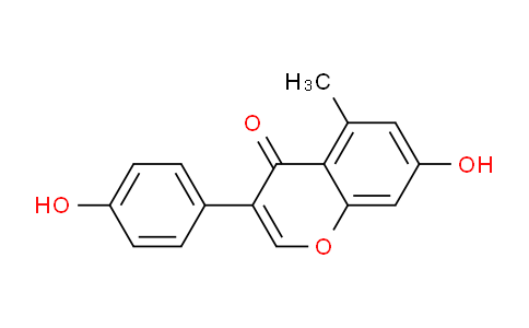 CAS No. 62845-21-0, 7-Hydroxy-3-(4-hydroxyphenyl)-5-methyl-4H-chromen-4-one