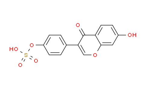 CAS No. 162935-26-4, 4-(7-Hydroxy-4-oxo-4H-chromen-3-yl)phenyl hydrogen sulfate