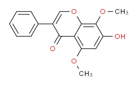 CAS No. 82517-13-3, 7-Hydroxy-5,8-dimethoxy-3-phenyl-4H-chromen-4-one