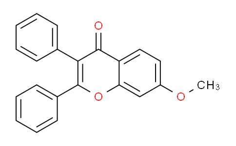 CAS No. 18720-69-9, 7-Methoxy-2,3-diphenyl-4H-chromen-4-one