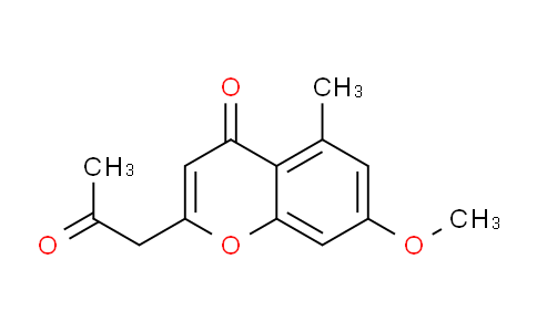 CAS No. 61424-91-7, 7-Methoxy-5-methyl-2-(2-oxopropyl)-4H-chromen-4-one