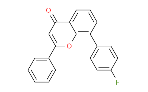 CAS No. 920286-95-9, 8-(4-Fluorophenyl)-2-phenyl-4H-chromen-4-one