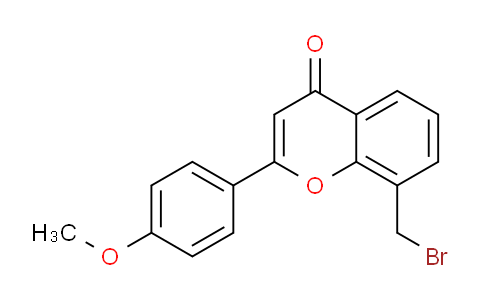 CAS No. 87165-56-8, 8-(Bromomethyl)-2-(4-methoxyphenyl)-4H-chromen-4-one
