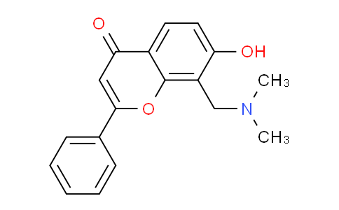CAS No. 27500-39-6, 8-((Dimethylamino)methyl)-7-hydroxy-2-phenyl-4H-chromen-4-one