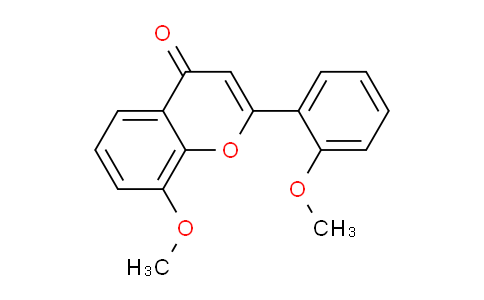 CAS No. 115713-42-3, 8-Methoxy-2-(2-methoxyphenyl)-4H-chromen-4-one