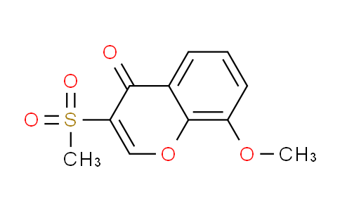 CAS No. 66424-80-4, 8-Methoxy-3-(methylsulfonyl)-4H-chromen-4-one