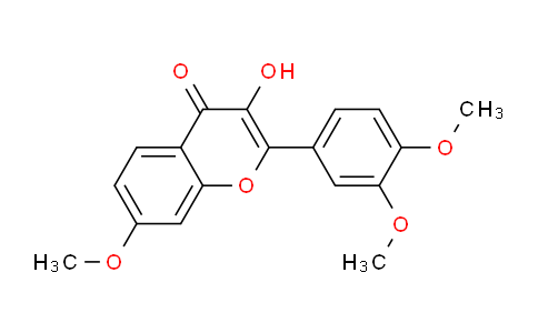 CAS No. 58544-90-4, 2-(3,4-Dimethoxyphenyl)-3-hydroxy-7-methoxy-4H-chromen-4-one