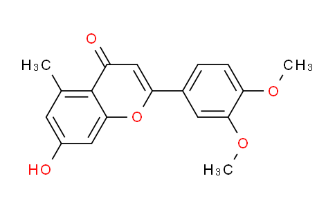 CAS No. 15236-03-0, 2-(3,4-Dimethoxyphenyl)-7-hydroxy-5-methyl-4H-chromen-4-one