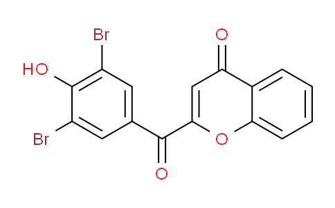 CAS No. 71581-85-6, 2-(3,5-Dibromo-4-hydroxybenzoyl)-4H-chromen-4-one