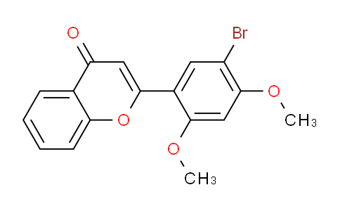 CAS No. 6971-19-3, 2-(5-Bromo-2,4-dimethoxyphenyl)-4H-chromen-4-one