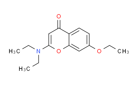 CAS No. 131942-55-7, 2-(Diethylamino)-7-ethoxy-4H-chromen-4-one