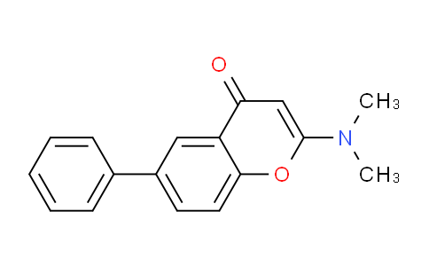 CAS No. 83766-97-6, 2-(Dimethylamino)-6-phenyl-4H-chromen-4-one