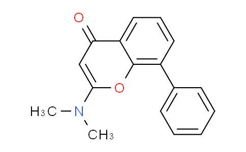 CAS No. 83767-03-7, 2-(Dimethylamino)-8-phenyl-4H-chromen-4-one