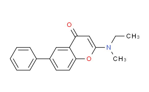 CAS No. 83766-99-8, 2-(Ethyl(methyl)amino)-6-phenyl-4H-chromen-4-one
