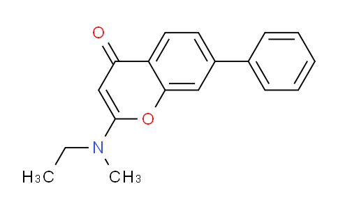 CAS No. 83767-02-6, 2-(Ethyl(methyl)amino)-7-phenyl-4H-chromen-4-one