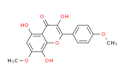 CAS No. 70703-48-9, 3,5,8-Trihydroxy-7-methoxy-2-(4-methoxyphenyl)-4H-chromen-4-one