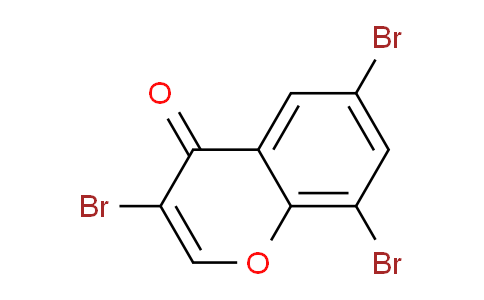 CAS No. 288399-60-0, 3,6,8-Tribromo-4H-chromen-4-one
