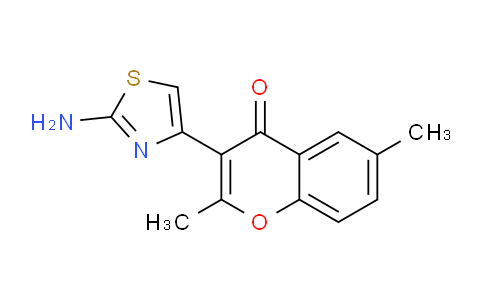 CAS No. 104819-36-5, 3-(2-Aminothiazol-4-yl)-2,6-dimethyl-4H-chromen-4-one