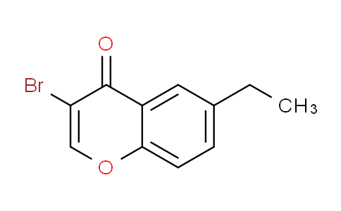 CAS No. 288399-50-8, 3-Bromo-6-ethyl-4H-chromen-4-one