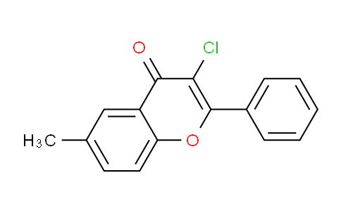CAS No. 13178-99-9, 3-Chloro-6-methyl-2-phenyl-4H-chromen-4-one