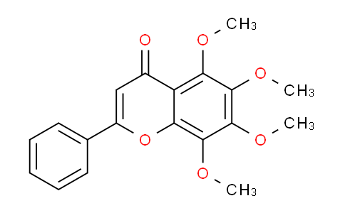 CAS No. 3162-43-4, 5,6,7,8-Tetramethoxy-2-phenyl-4H-chromen-4-one
