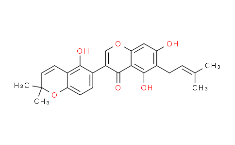 CAS No. 100462-54-2, 5,5',7-Trihydroxy-2',2'-dimethyl-6-(3-methylbut-2-en-1-yl)-2'H,4H-[3,6'-bichromen]-4-one