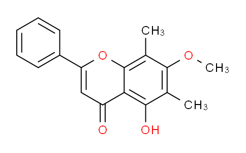 CAS No. 14004-56-9, 5-Hydroxy-7-methoxy-6,8-dimethyl-2-phenyl-4H-chromen-4-one