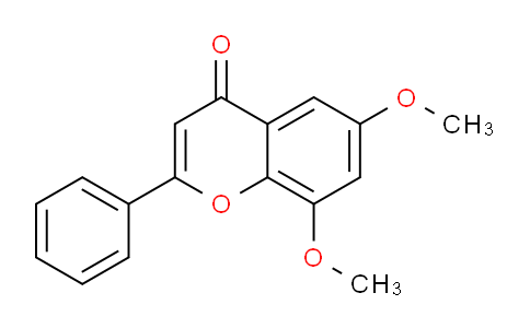 CAS No. 75523-08-9, 6,8-Dimethoxy-2-phenyl-4H-chromen-4-one
