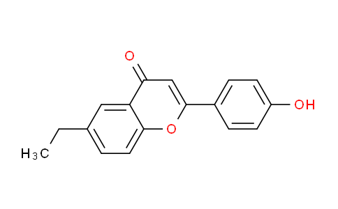 CAS No. 288401-02-5, 6-Ethyl-2-(4-hydroxyphenyl)-4H-chromen-4-one