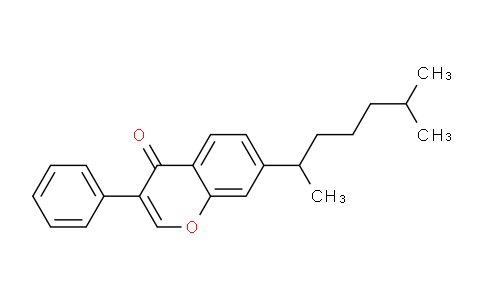 CAS No. 146935-07-1, 7-(6-Methylheptan-2-yl)-3-phenyl-4H-chromen-4-one