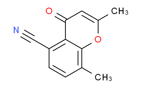 CAS No. 921609-27-0, 2,8-Dimethyl-4-oxo-4H-chromene-5-carbonitrile