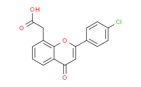 CAS No. 101002-46-4, 2-(2-(4-Chlorophenyl)-4-oxo-4H-chromen-8-yl)acetic acid