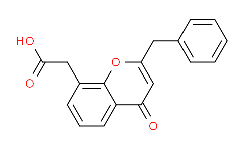 CAS No. 87627-18-7, 2-(2-Benzyl-4-oxo-4H-chromen-8-yl)acetic acid