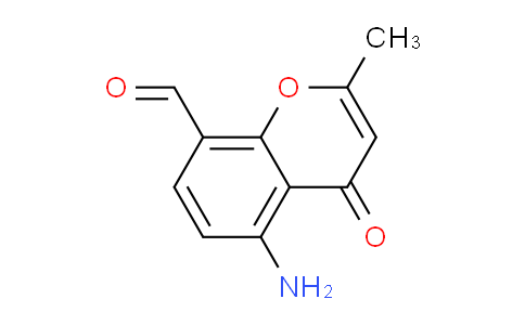CAS No. 921622-26-6, 5-Amino-2-methyl-4-oxo-4H-chromene-8-carbaldehyde