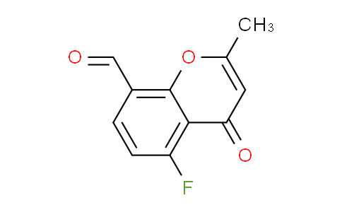 CAS No. 921609-17-8, 5-Fluoro-2-methyl-4-oxo-4H-chromene-8-carbaldehyde