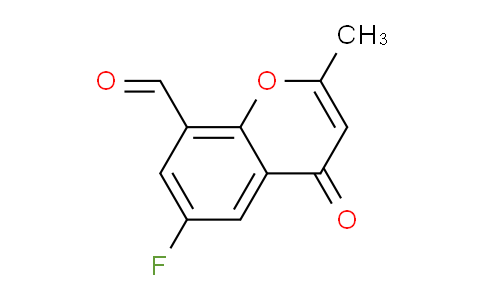 CAS No. 921588-40-1, 6-Fluoro-2-methyl-4-oxo-4H-chromene-8-carbaldehyde