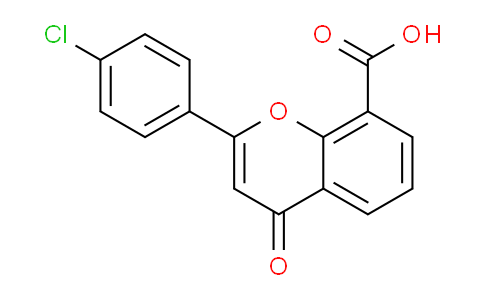 CAS No. 92605-99-7, 2-(4-Chlorophenyl)-4-oxo-4H-chromene-8-carboxylic acid