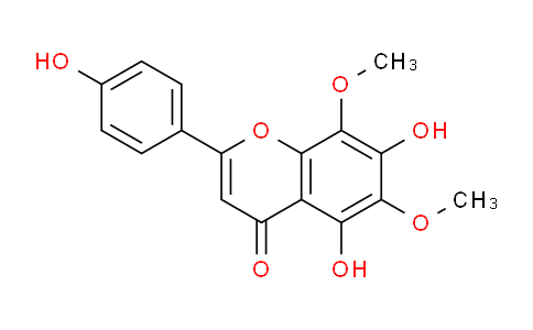 CAS No. 4323-80-2, 5,7-Dihydroxy-2-(4-hydroxyphenyl)-6,8-dimethoxy-4H-chromen-4-one
