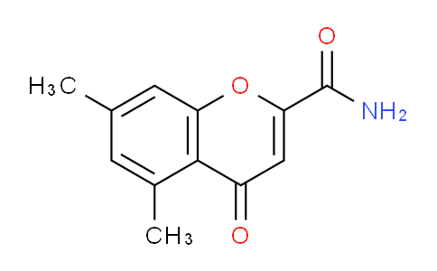CAS No. 5464-18-6, 5,7-Dimethyl-4-oxo-4H-chromene-2-carboxamide