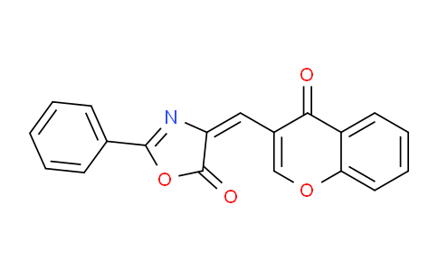 CAS No. 62484-59-7, 4-((4-Oxo-4H-chromen-3-yl)methylene)-2-phenyloxazol-5(4H)-one
