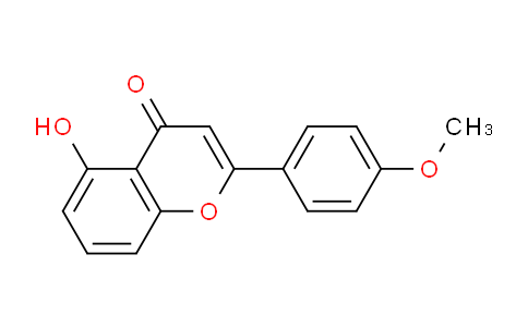 CAS No. 6665-72-1, 5-Hydroxy-2-(4-methoxyphenyl)-4H-chromen-4-one