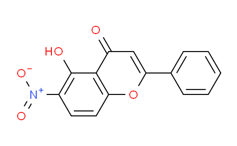 CAS No. 92424-80-1, 5-Hydroxy-6-nitro-2-phenyl-4H-chromen-4-one