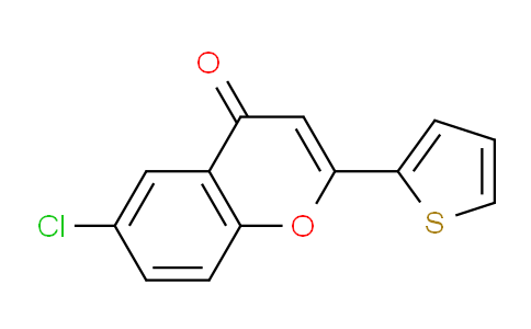 CAS No. 7209-74-7, 6-Chloro-2-(thiophen-2-yl)-4H-chromen-4-one