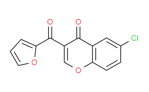 CAS No. 60110-71-6, 6-Chloro-3-(furan-2-carbonyl)-4H-chromen-4-one