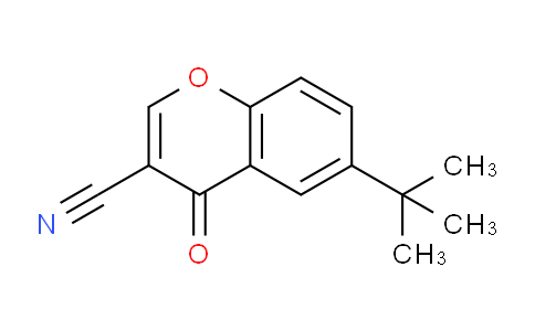 CAS No. 68301-74-6, 6-(tert-Butyl)-4-oxo-4H-chromene-3-carbonitrile