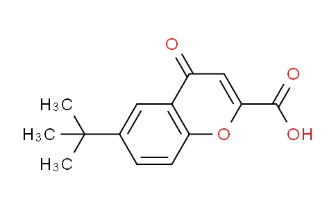 CAS No. 5527-85-5, 6-(tert-Butyl)-4-oxo-4H-chromene-2-carboxylic acid